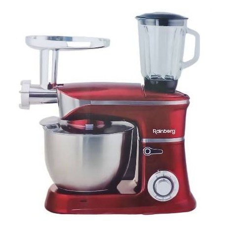 Кухонний комбайн 4200 Вт Rainberg RB-8080 (червоний)