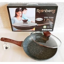 Сковорода Rainberg RB-750 з антипригарним мармуровим покриттям 24 см