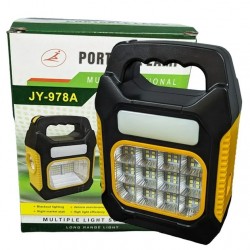 Ліхтар із повербанком на сонячній батареї переносний LED Solar JY-978A