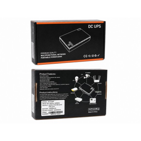 UPS для роутера DC-2036P 20000 MAh 38W