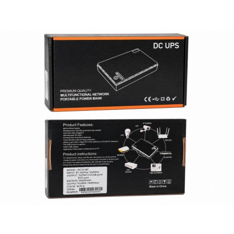 UPS для роутера DC-2018 20000 mAh