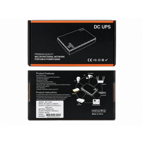 UPC для роутера DC-1018 10400 mAh 18W